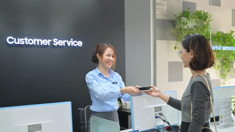 Dịch vụ Chăm sóc Khách hàng của Samsung Việt Nam dẫn đầu xu hướng dịch vụ mang ý thức môi trường của tập đoàn