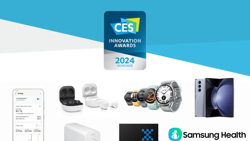 Giải thưởng Sáng tạo CES 2024 vinh danh Samsung với những sản phẩm thể hiện công nghệ tiên tiến hàng đầu