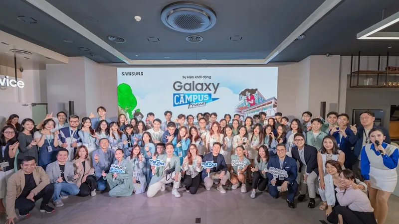 50 sinh viên được lựa chọn để trở thành thế hệ Galaxy Campus Friends đầu tiên tại Việt Nam.
