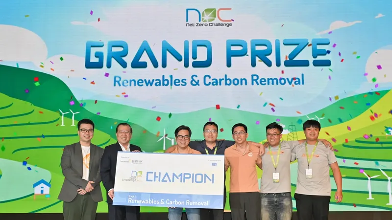 Đội Alterno chiến thắng hạng mục Năng lượng tái tạo và Trung hoà Carbon.