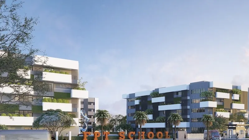 Phối cảnh FPT Education tại Hậu Giang
