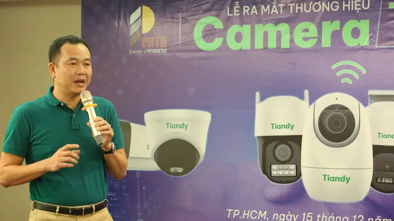 Giới thiệu camera thương hiệu Tiandy tại lễ ra mắt