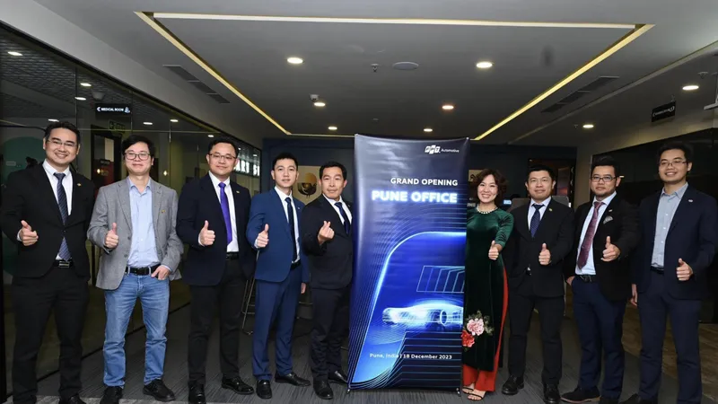 Lễ khai trương văn phòng của FPT Automotive tại Pune, Ấn Độ.