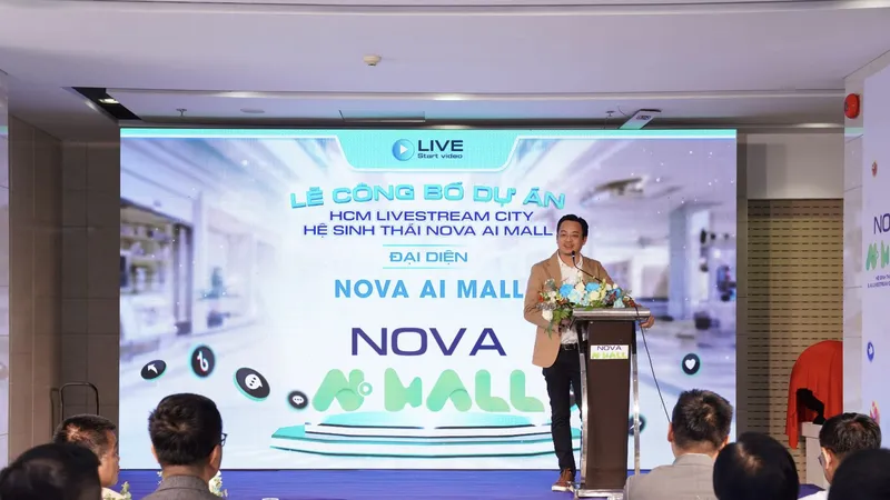 Ra mắt đại siêu thị số Nova AI Mall – Hệ sinh thái Livestream– AI Livestream.