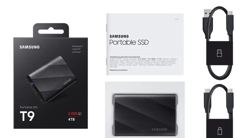 Samsung SSD T9 có giá từ 3.619.000 đồng