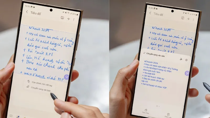 Trợ lý Note quyền năng (Note Assist) giúp tạo định dạng, tóm tắt và dịch ghi chú là một tính năng cải thiện cuộc sống mà Galaxy AI mang lại