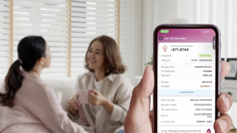MoMo đã cập nhật trực tiếp hóa đơn điện để nhanh chóng nhắc lịch thanh toán đến người dùng