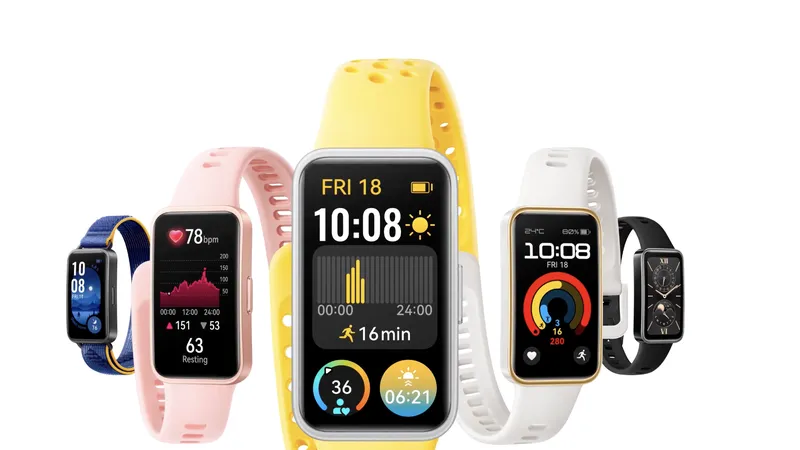 HUAWEI Band 9 với các màu sắc trẻ trung.