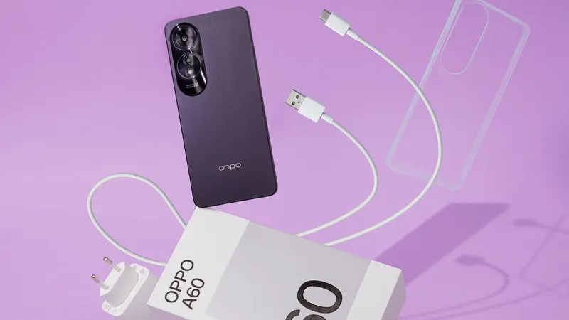 OPPO A60 dành cho GenZ với công nghệ cảm ứng kháng nước độc quyền