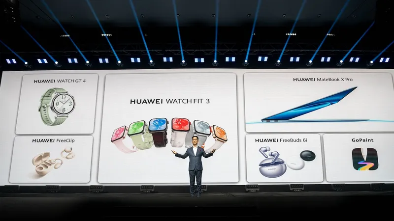 Huawei giới thiệu hàng loạt thiết bị mới
