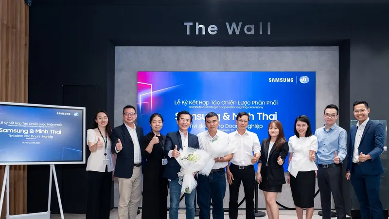 Samsung hợp tác cùng công ty Minh Thái