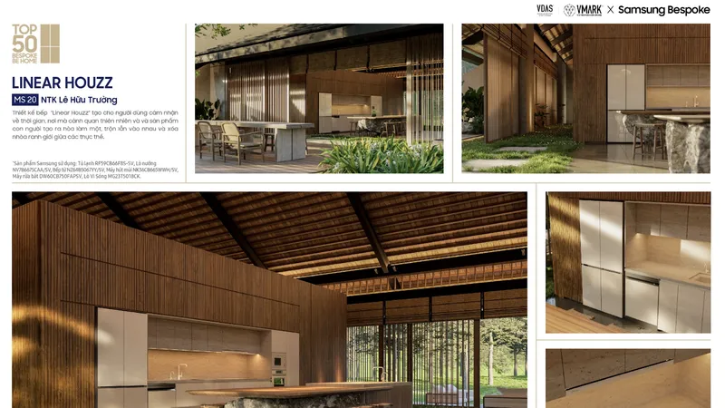 Tác phẩm đoạt giải nhất cho thiết kế “Linear Houzz” của NTK Lê Hữu Trường