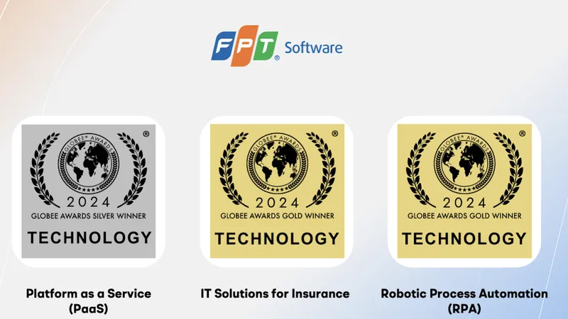 FPT Software nhận các giải thưởng từ Globee 