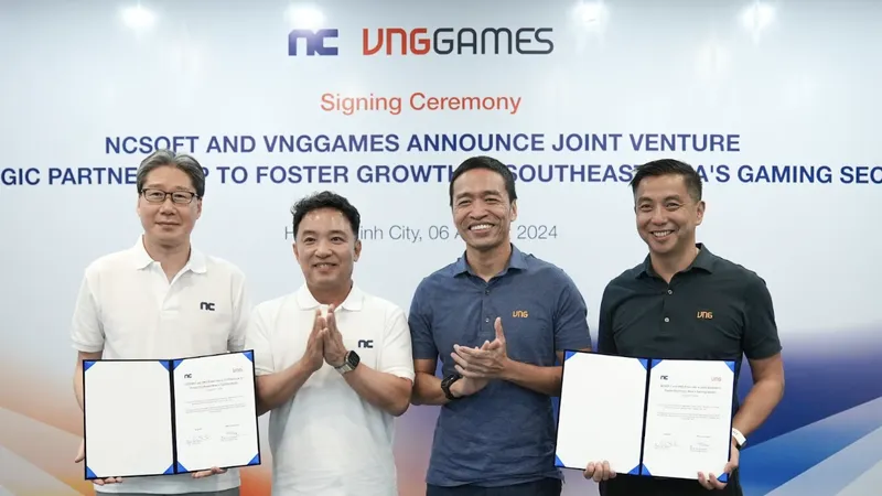 VNGGames ký kết hợp tác với NCSOFT