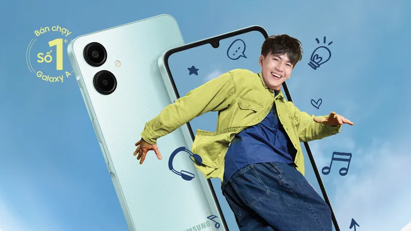 Samsung Galaxy A06 với mức giá thấp nhất 3.190.000 đồng