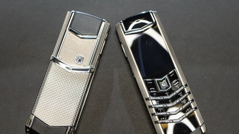 Khi đặt Vertu Signature V 4G và Vertu Signature S 2G cạnh nhau, người dùng cũng khó phân biệt