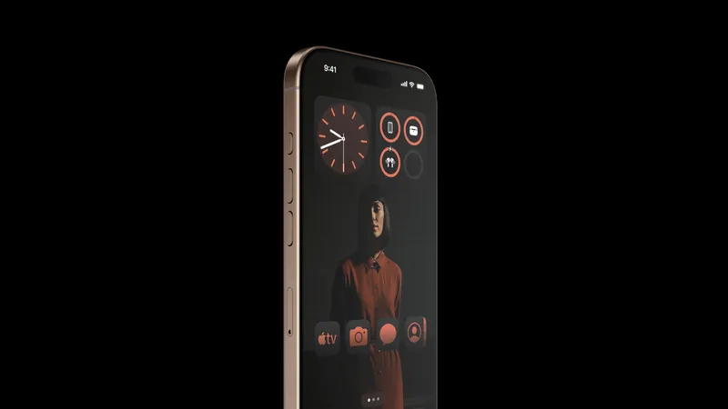 iPhone 16 với màu Desert Titanium 