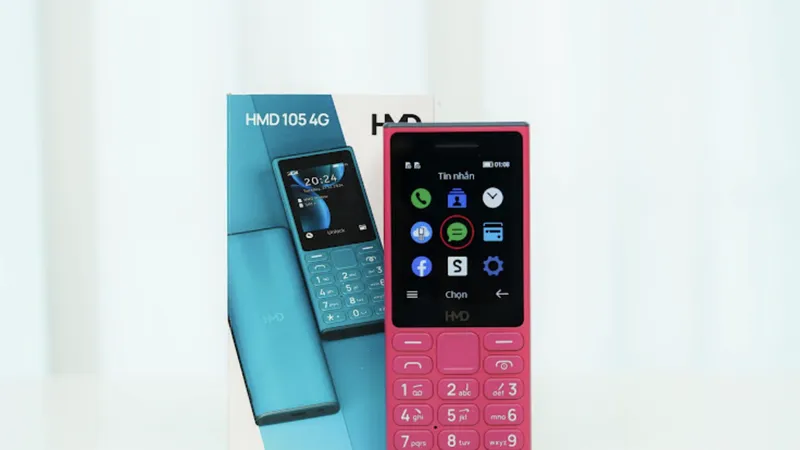 Chiếc di động HMD 105 4G của HMD Global chỉ 650.000 đồng