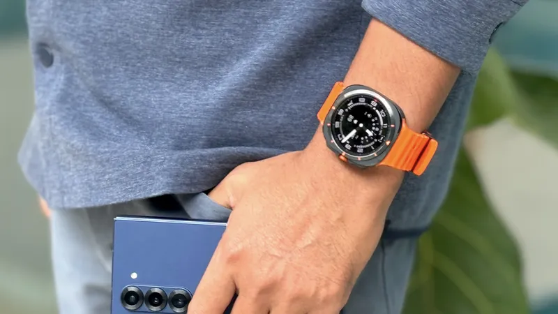 Bộ đôi Galaxy Galaxy Z Fold 6 và Galaxy Watch Ultra tạo nên phong cách riêng