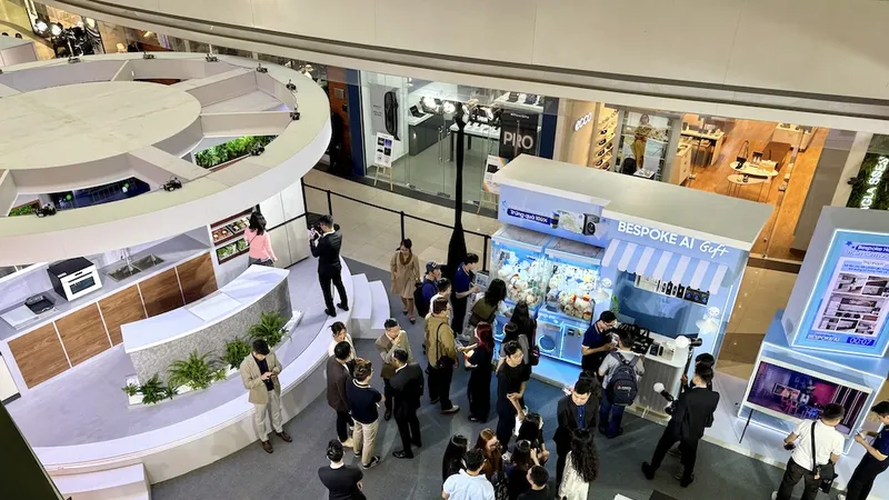 Không gian trải nghiệm BESPOKE AI của Samsung tại Vạn Hạnh Mall