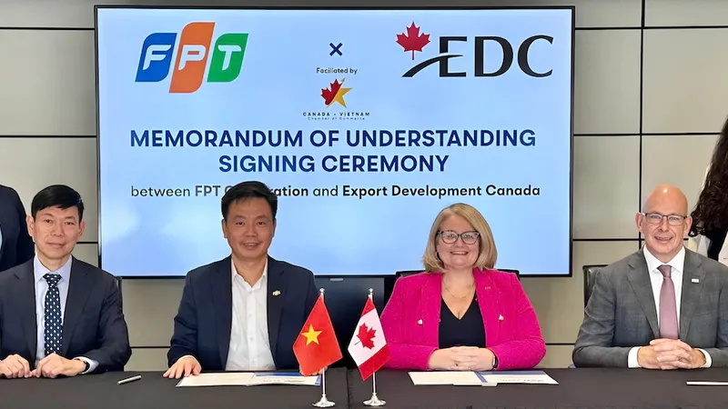 Export Development Canada và FPT vừa ký kết MOU