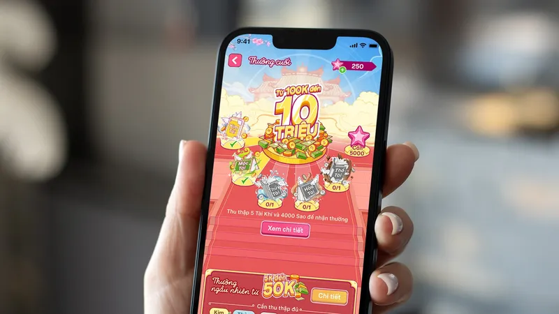 "Tài Chính Du Ký” của MoMo với những trò chơi vui vẻ