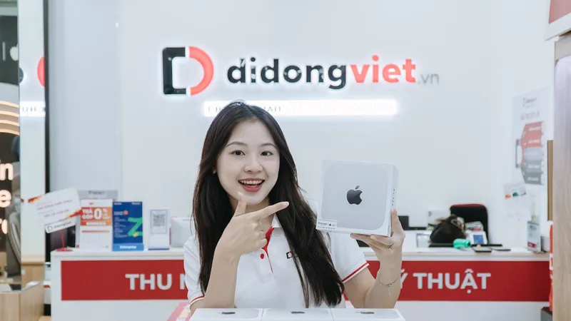 Mac mini M4 sẵn hàng tại hệ thống Di Động Việt