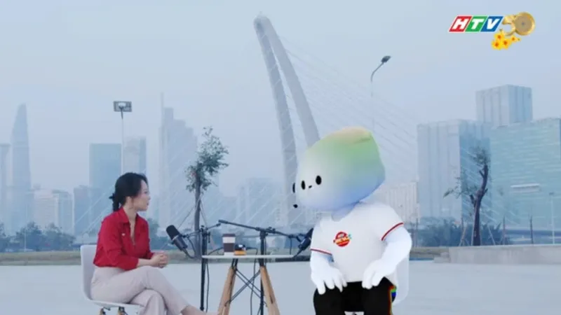 Talkshow đặc biệt giữa con người với AI thông qua MC AI của HTV