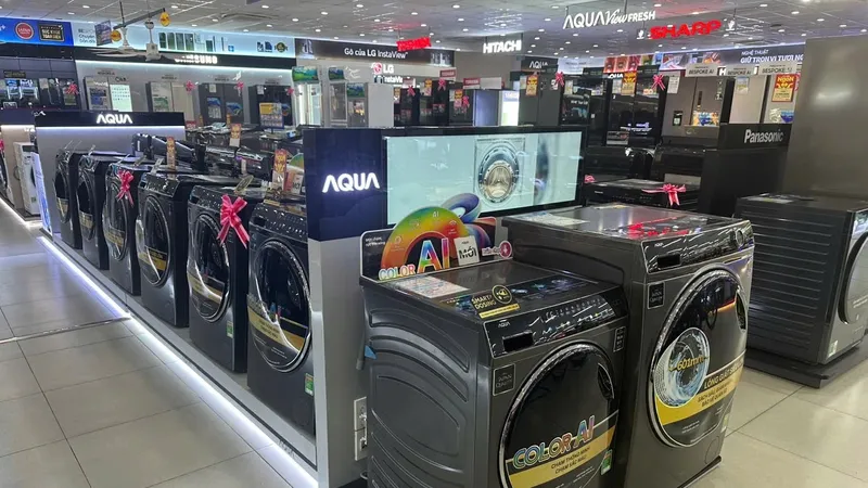 Máy giặt 11kg AQUA tại hệ thống Điện Máy Xanh