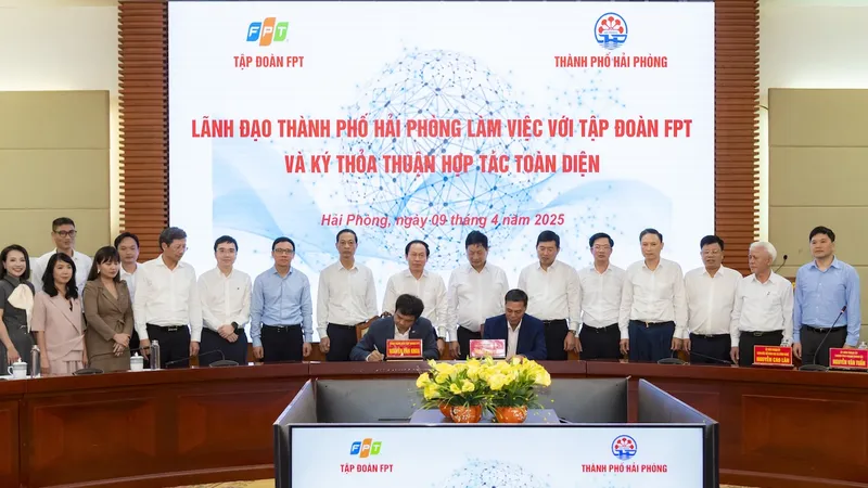 TP Hải Phòng và Tập đoàn FPT ký kết hợp tác