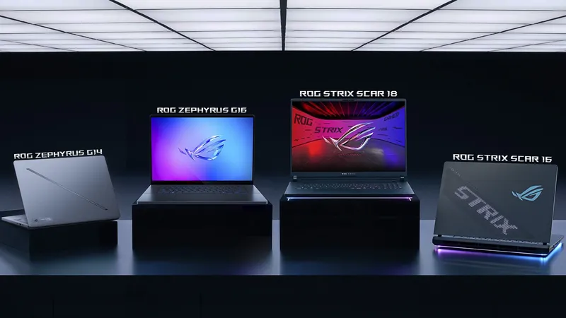Những chiếc laptop ASUS Republic of Gamers (ROG) chuyên về Game, AI