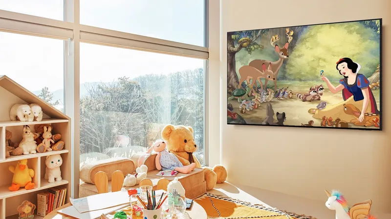 Bộ sưu tập Disney mới sẽ biến không gian phòng khách thành một phòng trưng bày kỹ thuật số sống động... trên TV Samsung