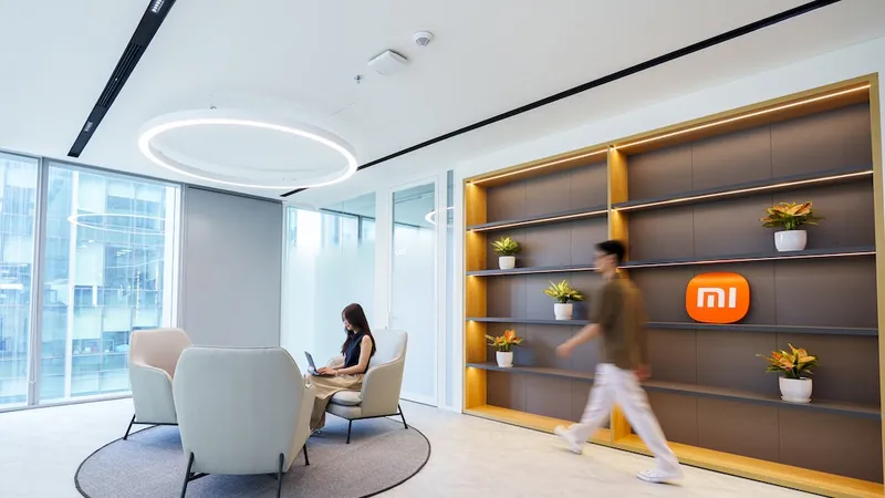 Một góc không gian văn phòng mới của Xiaomi
