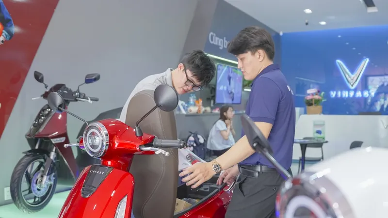 Các dòng xe máy điện của VinFast tại VFXanh đều có doanh số tốt