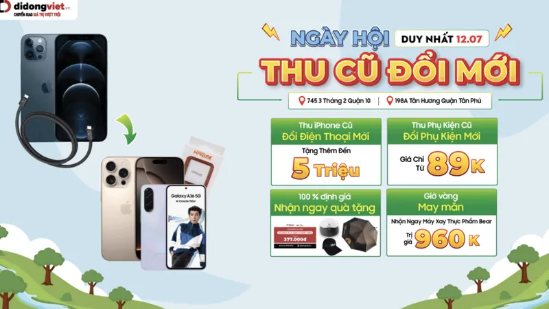 “Ngày hội Thu cũ - Đổi mới” với nhiều ưu đãi hấp dẫn