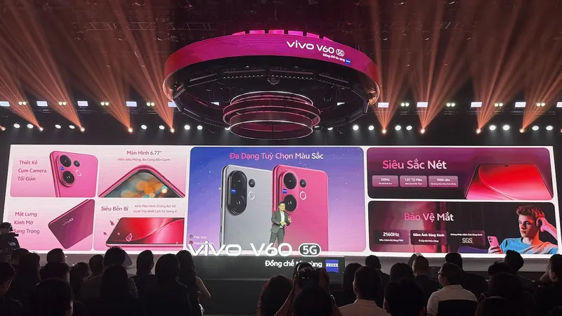 vivo V60 5G với màu sắc mới