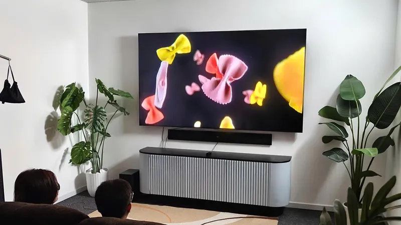 TV LG QNED86 100 inch 2025 mang cả không gian chiếu phim vào trong gia đình