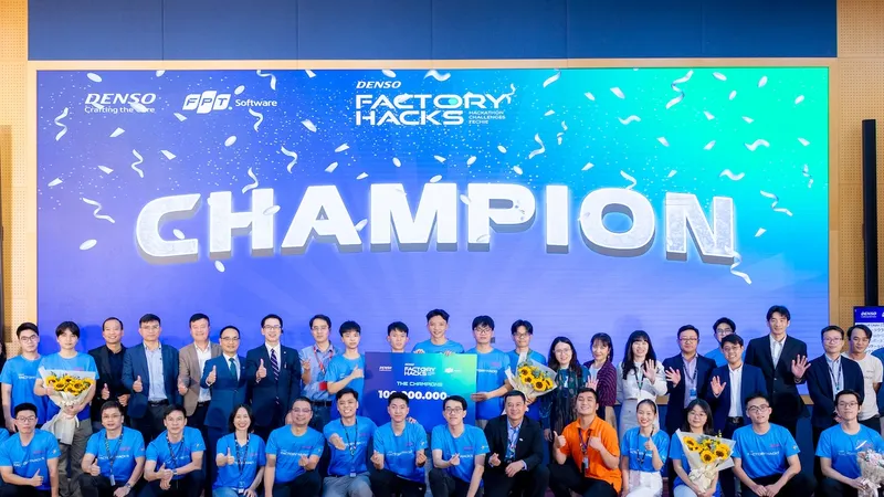Mùa giải năm 2024, hàng trăm thí sinh công nghệ tham gia cuộc thi Hackathon DENSO Factory Hacks