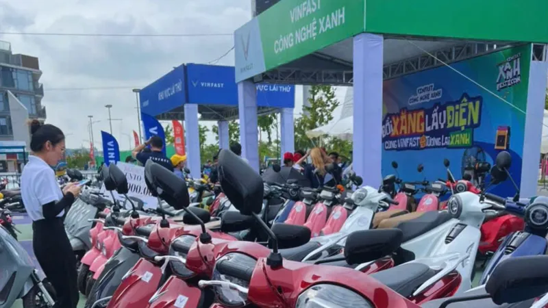 VinFast đặt mục tiêu lớn về doanh số xe máy điện vào năm 2025.