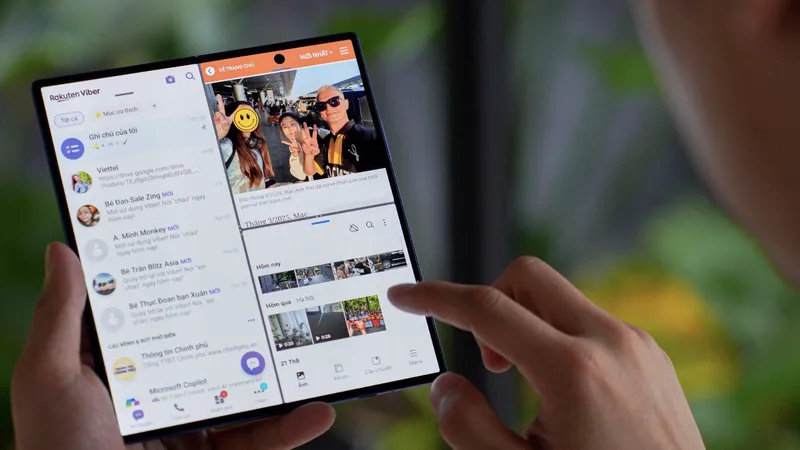 Galaxy Z Fold7 với màn hình gập mở đã đưa người dùng di động đến trải nghiệm mới mẻ