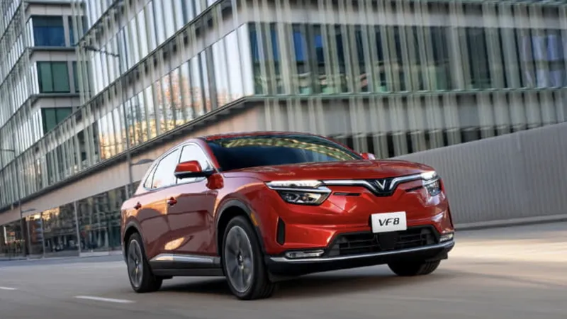 VinFast VF 8 là một trong những ô tô điện đang bán chạy hiện nay.