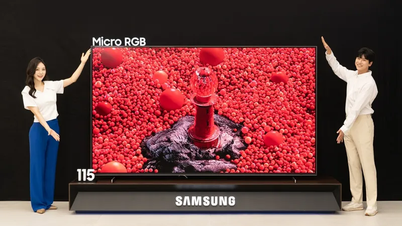 Mẫu TV Micro RGB của Samsung