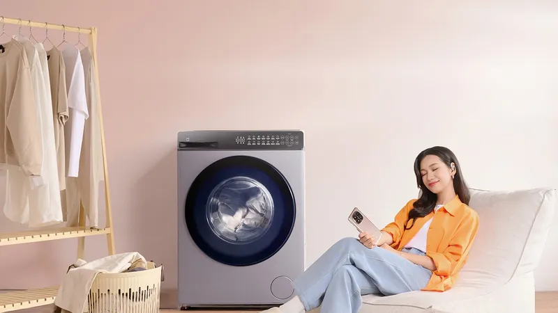 Máy giặt sấy Mijia Front Load Washer Dryer giúp cuộc sống gia đình thảnh thơi hơn