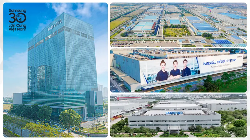 Ba thập niên qua, Samsung luôn đồng hành cùng Việt Nam trên hành trình kiến tạo