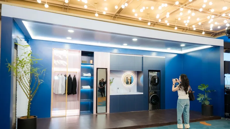 Một góc không gian Experience Hub của Panasonic.