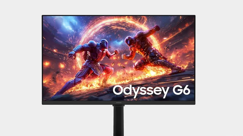 Còn màn hình Odyssey G6 27 inch thiết lập chuẩn mực mới cho gaming