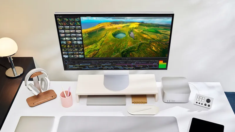 UltraFine evo 6K sở hữu vẻ ngoài ấn tượng với thiết kế tràn viền 4 cạnh