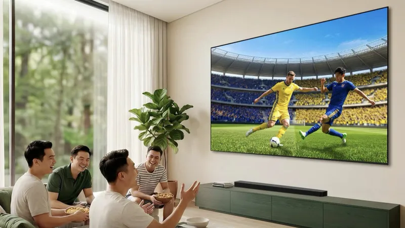 Những cảm xúc cuồng nhiệt của thể thao được Sony tái hiện sống động ngay trong không gian phòng khách với các dòng TV BRAVIA.