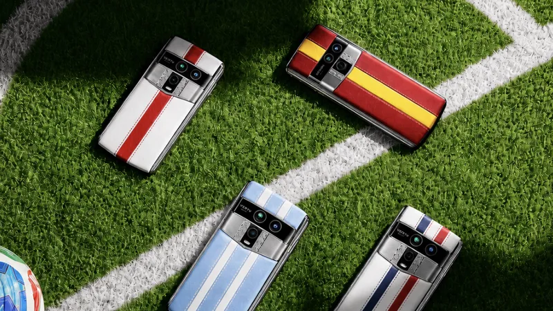Vertu Agent Q bản World Cup Edition với mỗi phối màu của phiên bản này chỉ có 26 chiếc trên toàn cầu