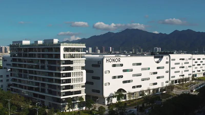 Một góc khu sản xuất di động HONOR tại Thâm Quyến